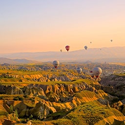 Hot air balloons